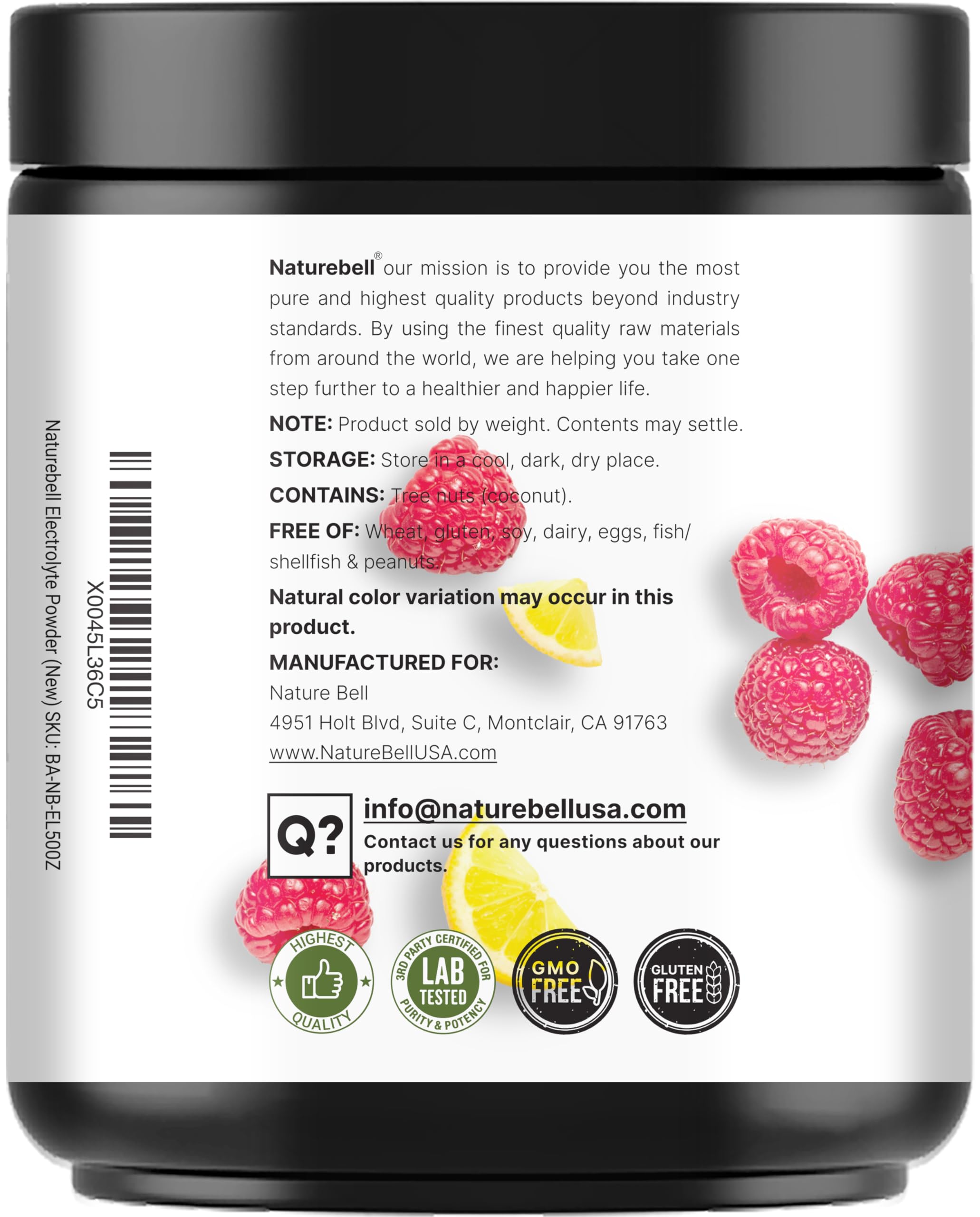 NatureBell electrolytes hydration scene ideal for gym or outdoors