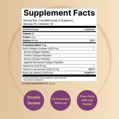 NatureBell Grass-fed collagen bottle highlighting premium protein source