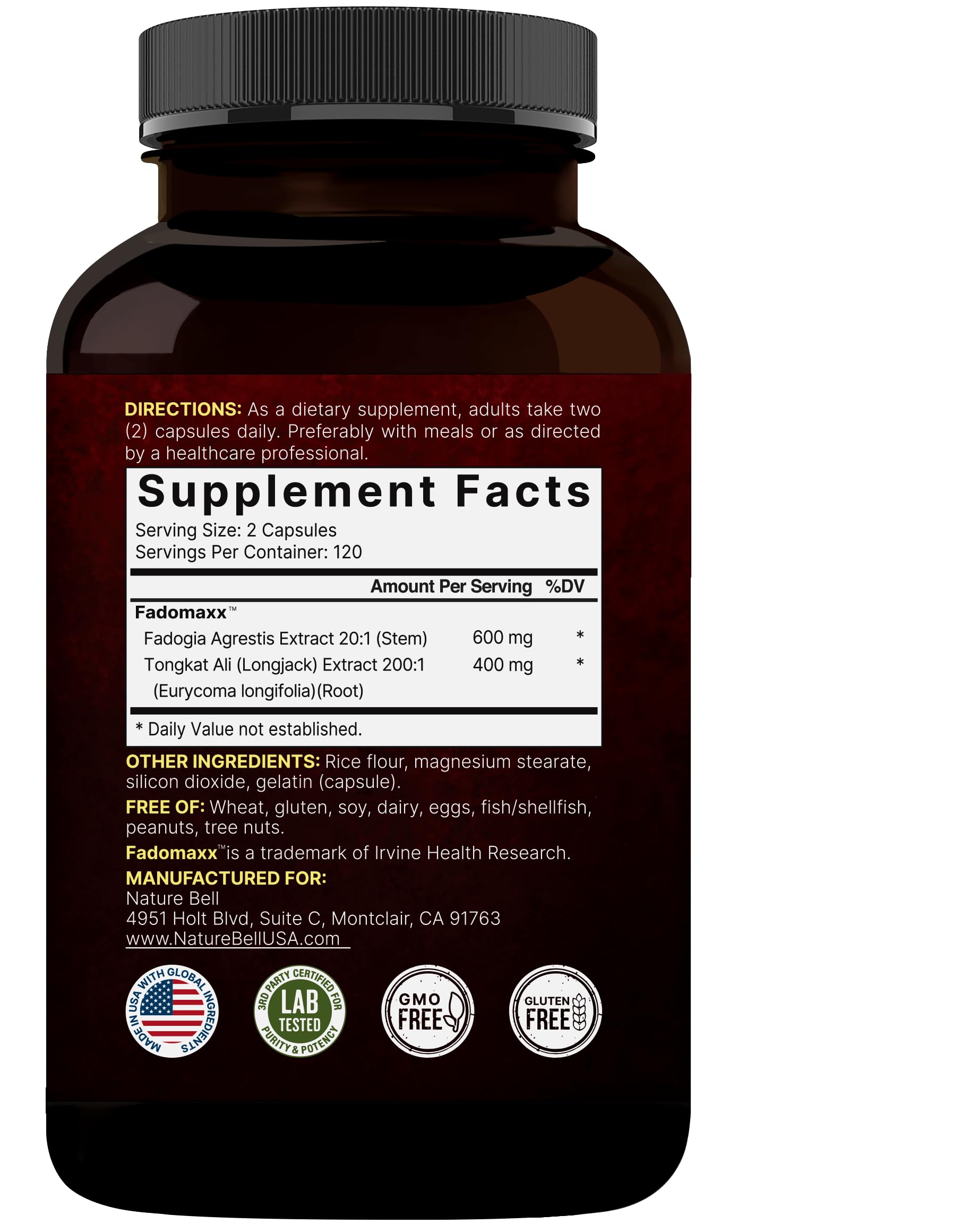 NatureBell gym-usage photo hints at supporting intense training sessions.
