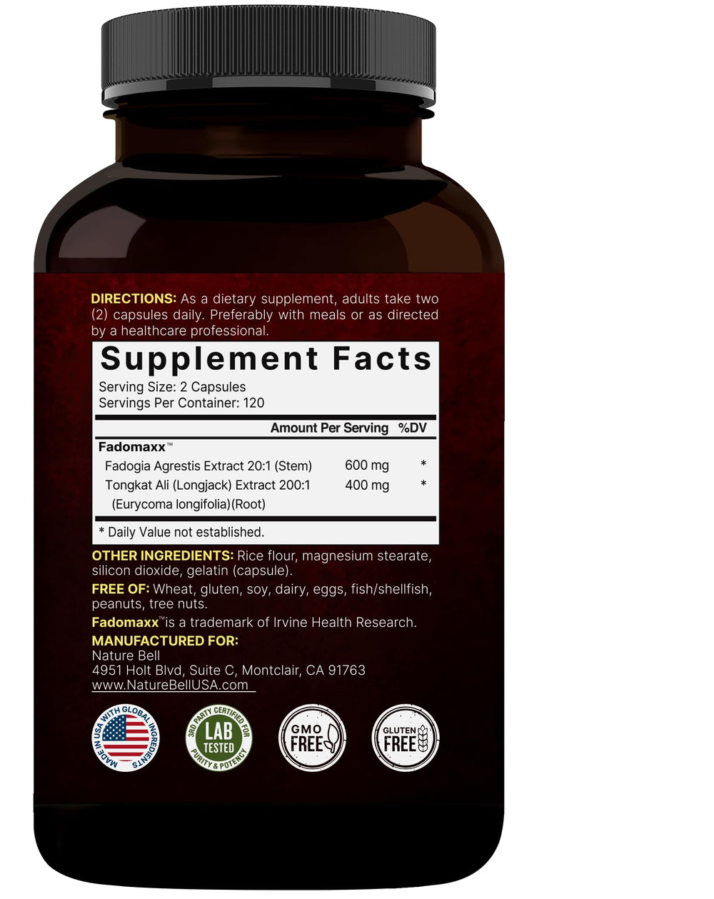 NatureBell gym-usage photo hints at supporting intense training sessions.