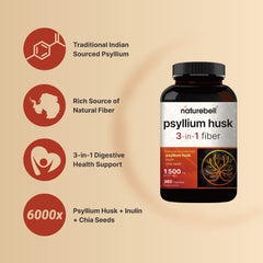 NatureBell Inulin and chia blend displays added prebiotic fiber benefits.
