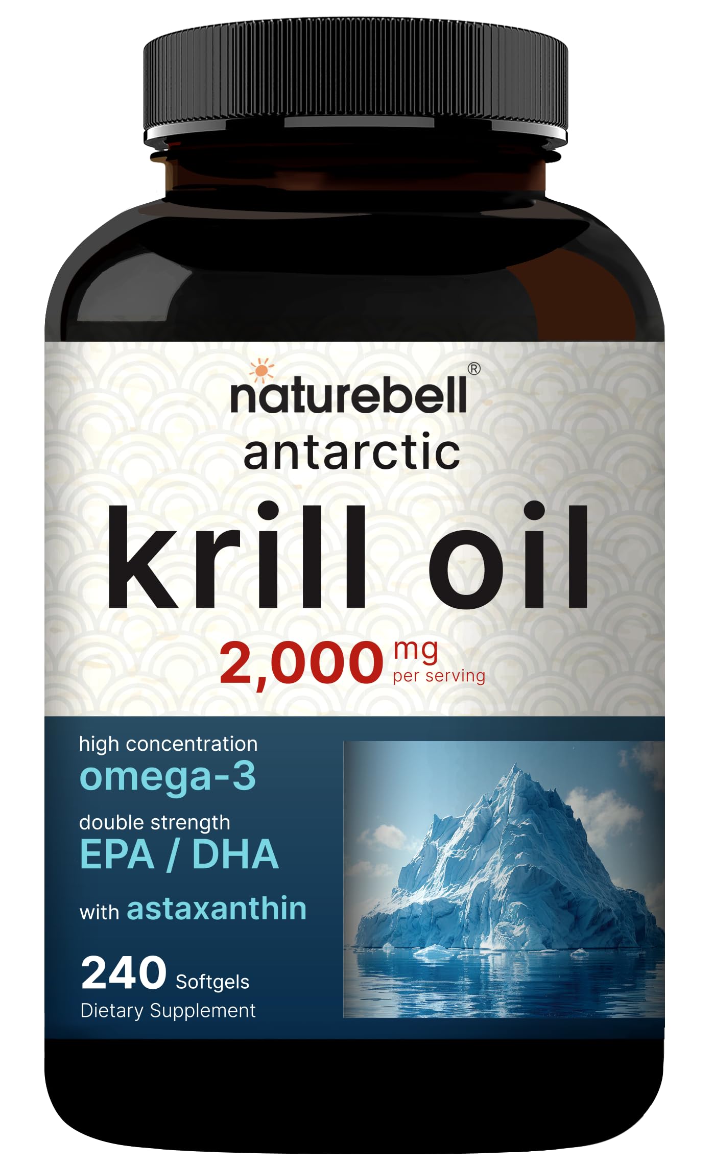 NatureBell Krill Oil no fishy aftertaste feature highlighted for daily use