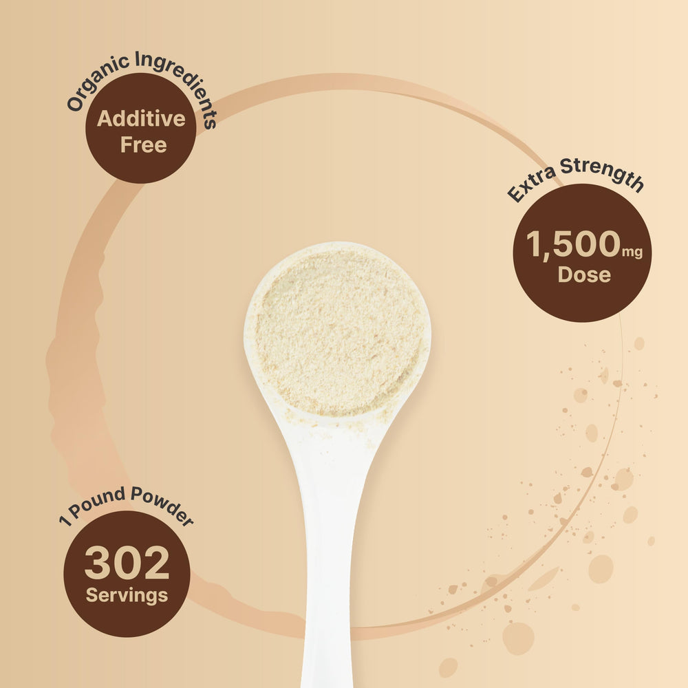 NatureBell Lion's Mane ingredients panel emphasizes non-GMO vegan formula.