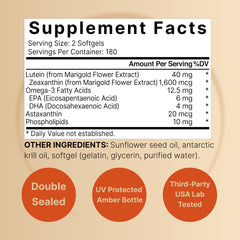 NatureBell lutein daily serving visual emphasizes convenient two softgel dose
