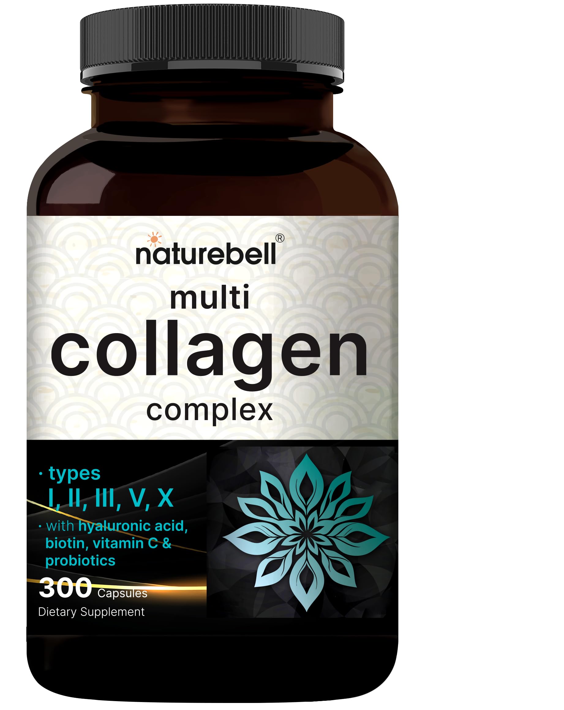 NatureBell Multi Collagen Complex bottle shown, suggesting a 100‑day supply for daily beauty and joint care