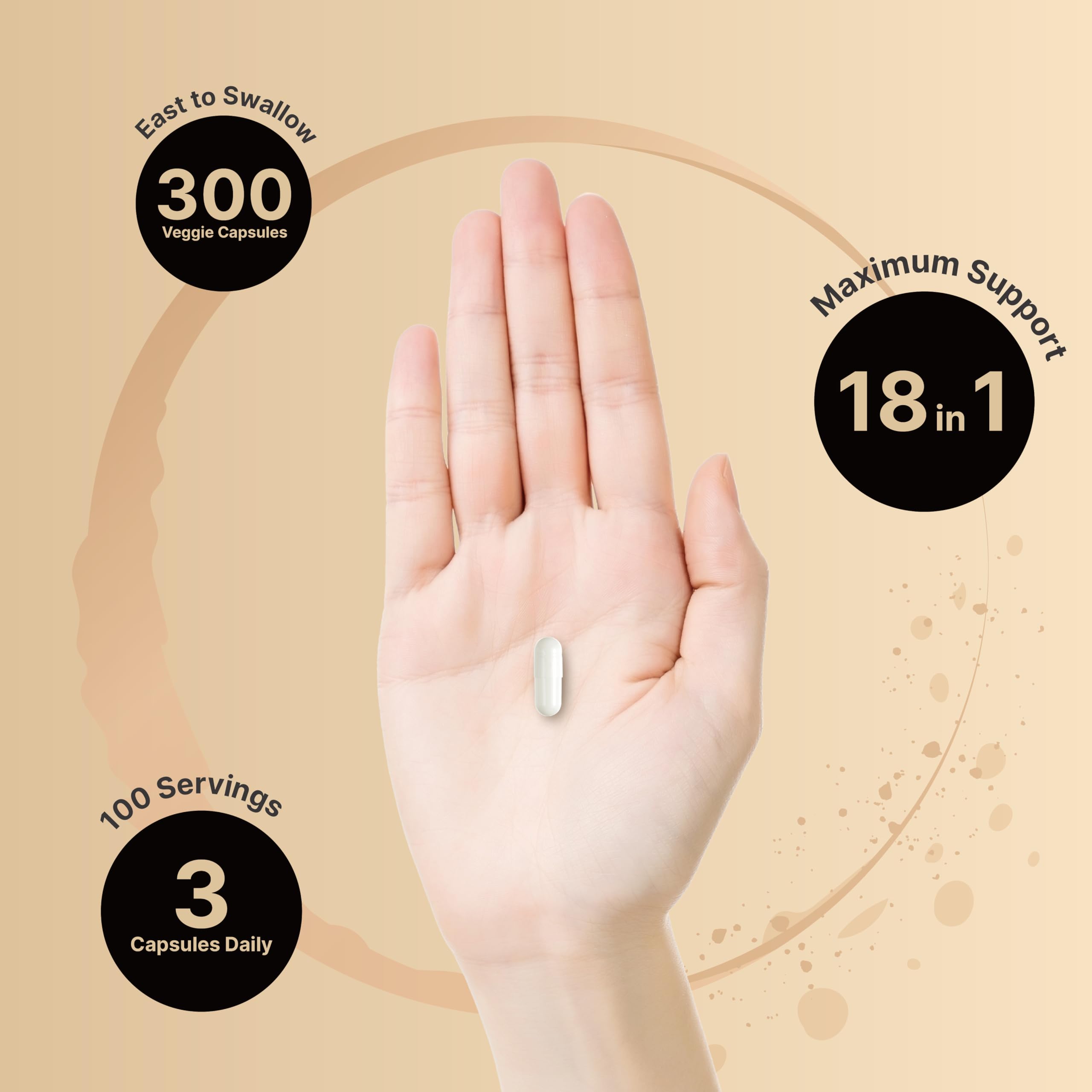 NatureBell probiotic strains panel, illustrating gut balance support