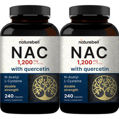 NatureBell NAC with Quercetin 2-Pack bottle front for daily antioxidant support