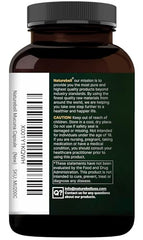 NatureBell packaging seal and non-GMO badge visible for trustworthy supplement packaging