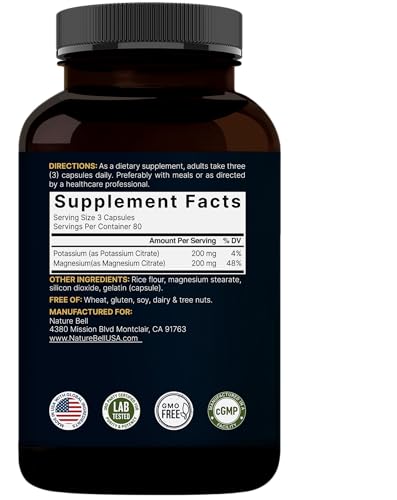 Naturebell electrolyte capsules poured for easy daily intake.
