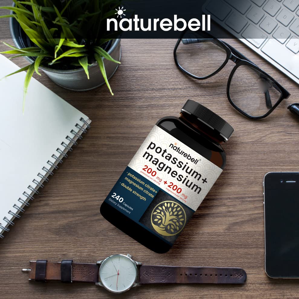 Morning routine with Naturebell potassium magnesium, easy schedule.