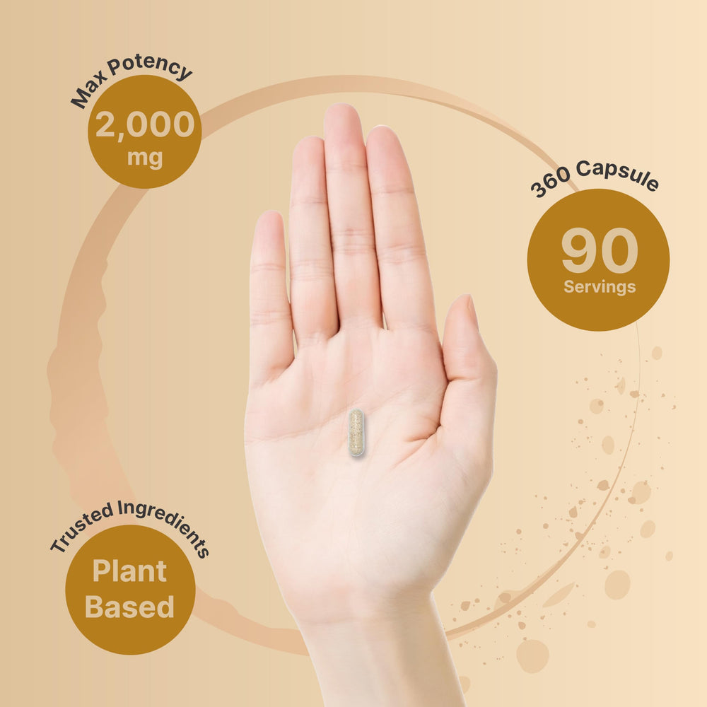Ingredients panel displays psyllium husk, chicory inulin, and chia seed powder for a fiber blend.