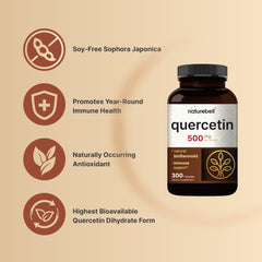NatureBell quercetin ingredients soy-free sophora japonica for purity.