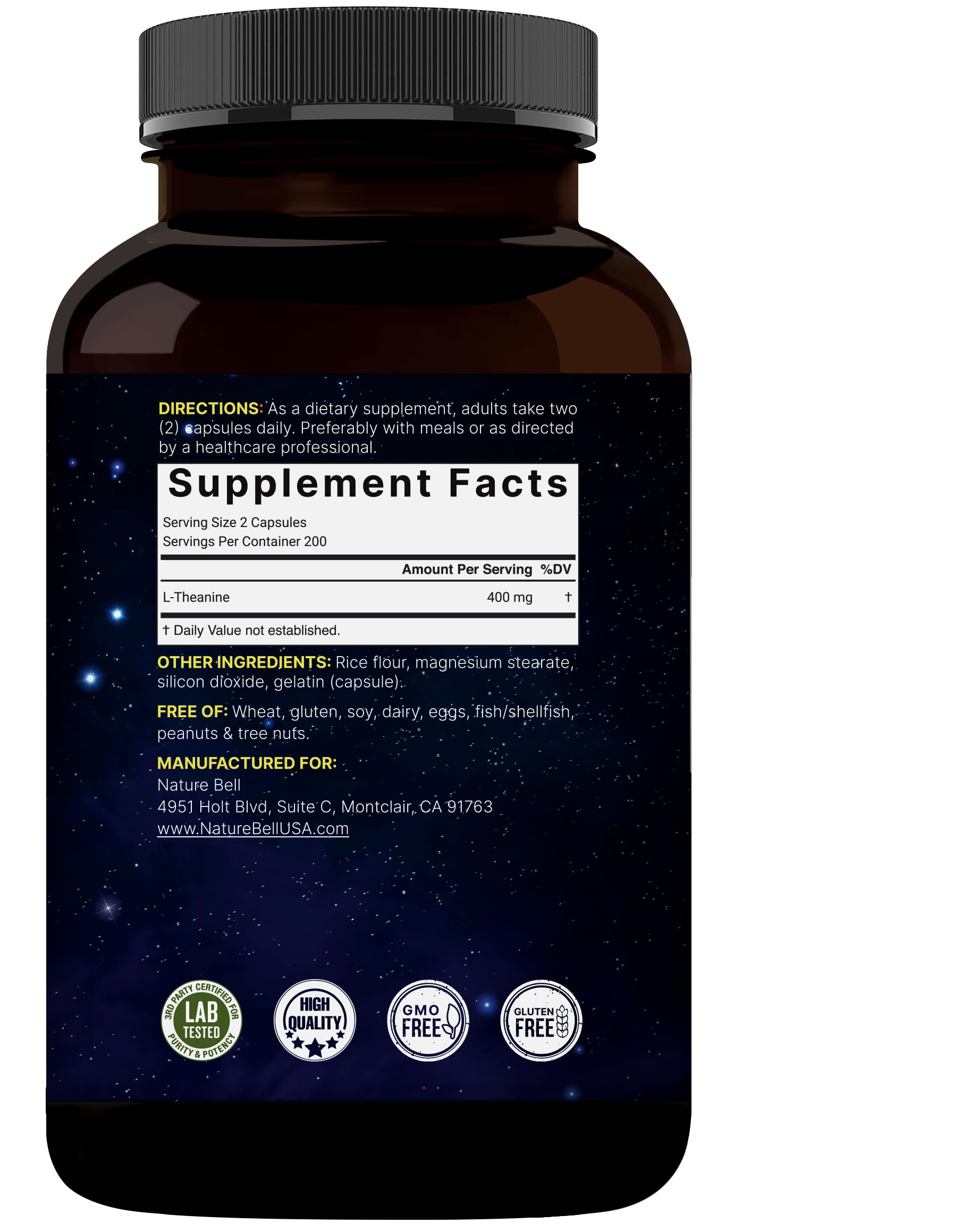 NatureBell Relaxation mood scene implying stress-free moments with L-Theanine