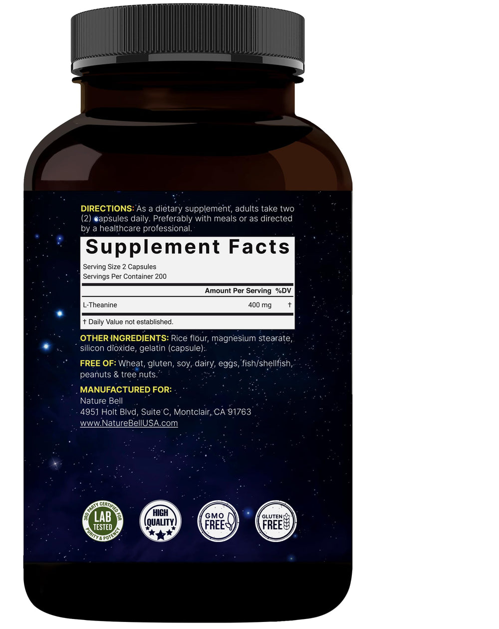 NatureBell Relaxation mood scene implying stress-free moments with L-Theanine