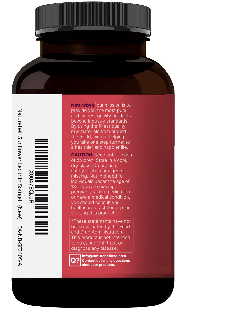 NatureBell 240 softgels per bottle for daily supplementation