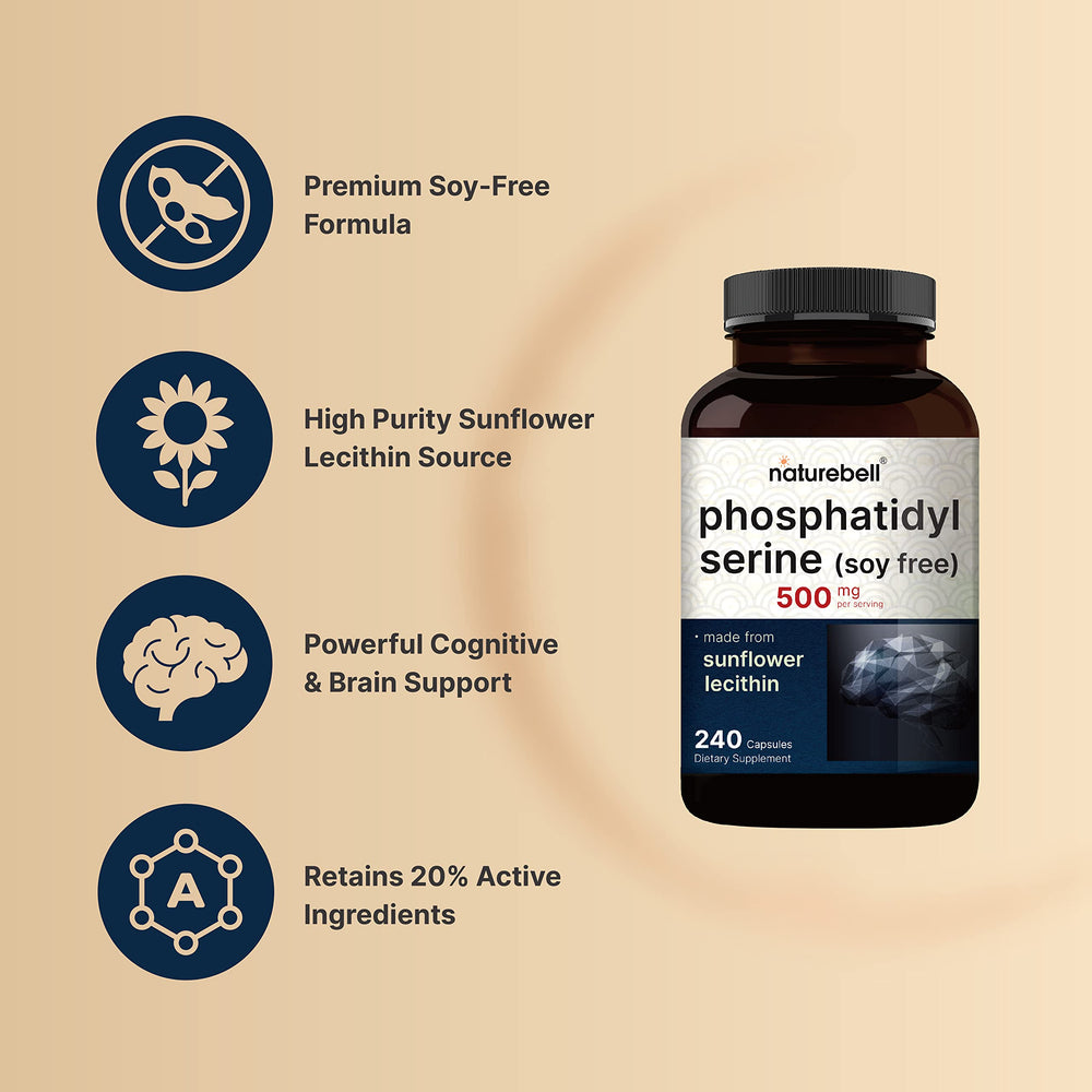 NatureBell Sunflower lecithin source highlighting soy-free phosphatidylserine.