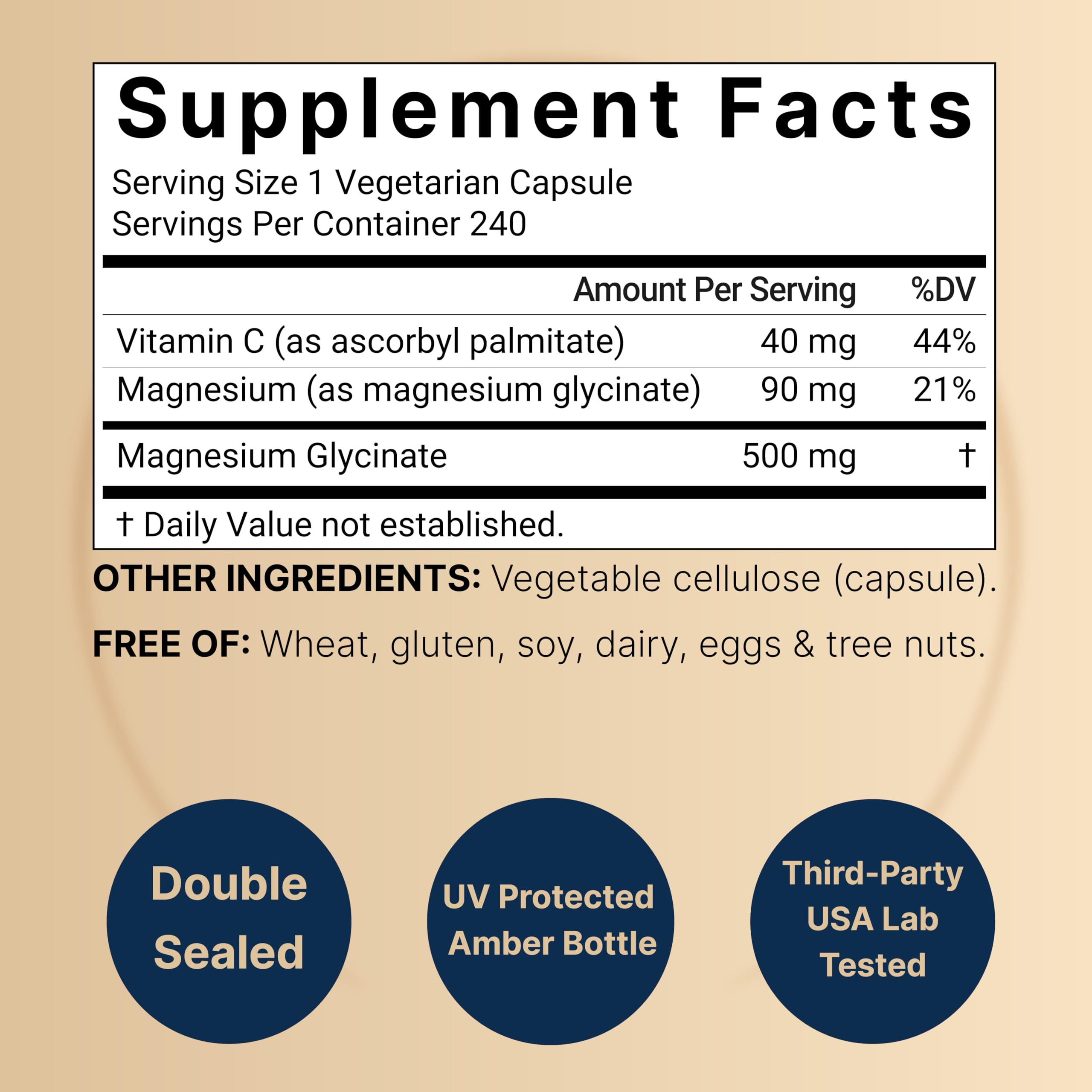 Two-pack NatureBell magnesium glycinate for a long-lasting daily routine