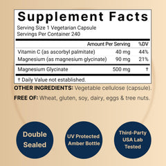 Two-pack NatureBell magnesium glycinate for a long-lasting daily routine