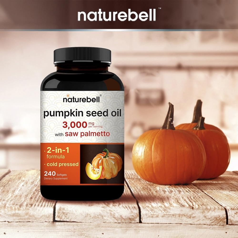 NatureBell USA-made label on the bottle signaling cold-pressed quality.