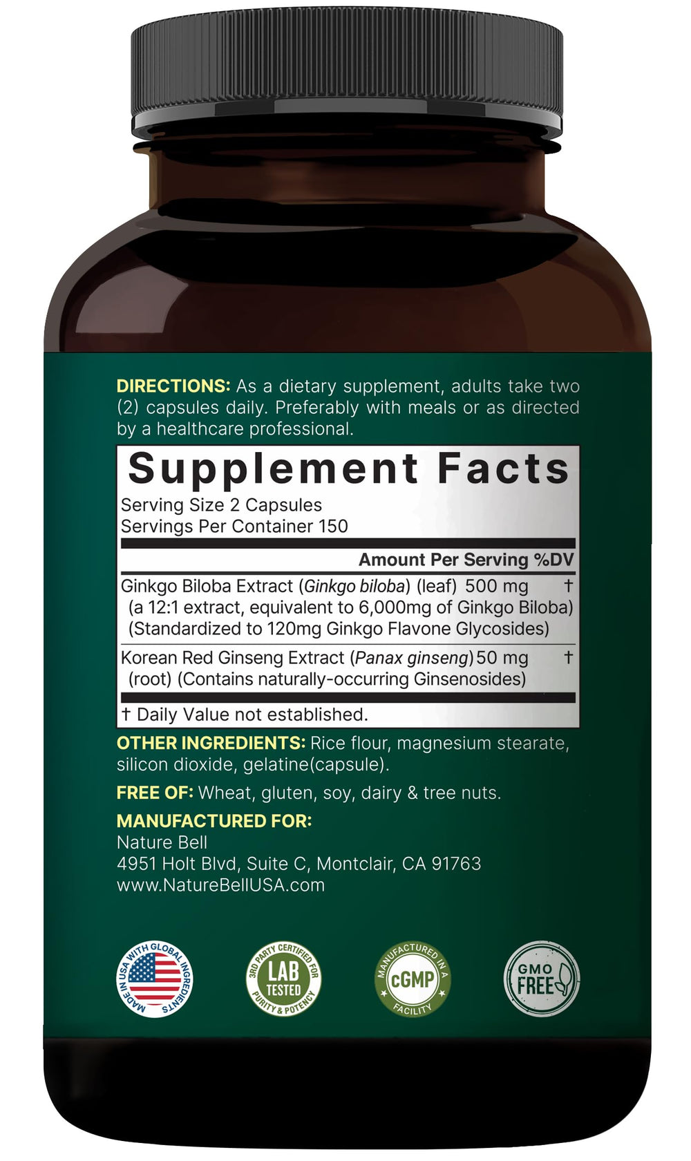 NatureBell USA-made seal image underscoring quality and safety