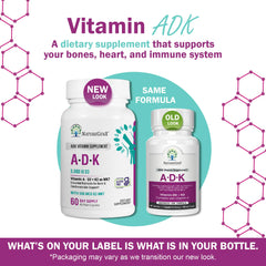 Close-up of NatureGenX ADK capsules showing high-potency vitamins.