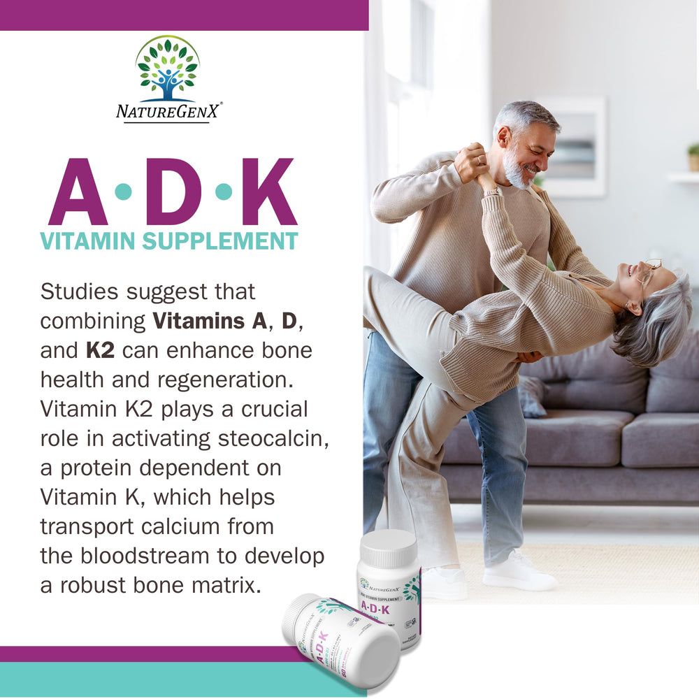 NatureGenX ADK packaging front highlighting gluten-free formula.