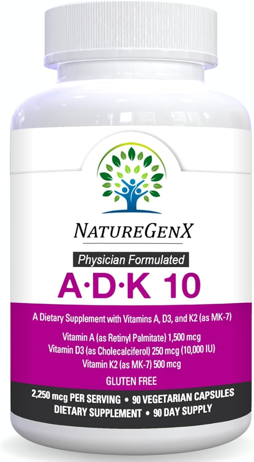 NatureGenX ADK10 shelved product image signals a 3-month supply