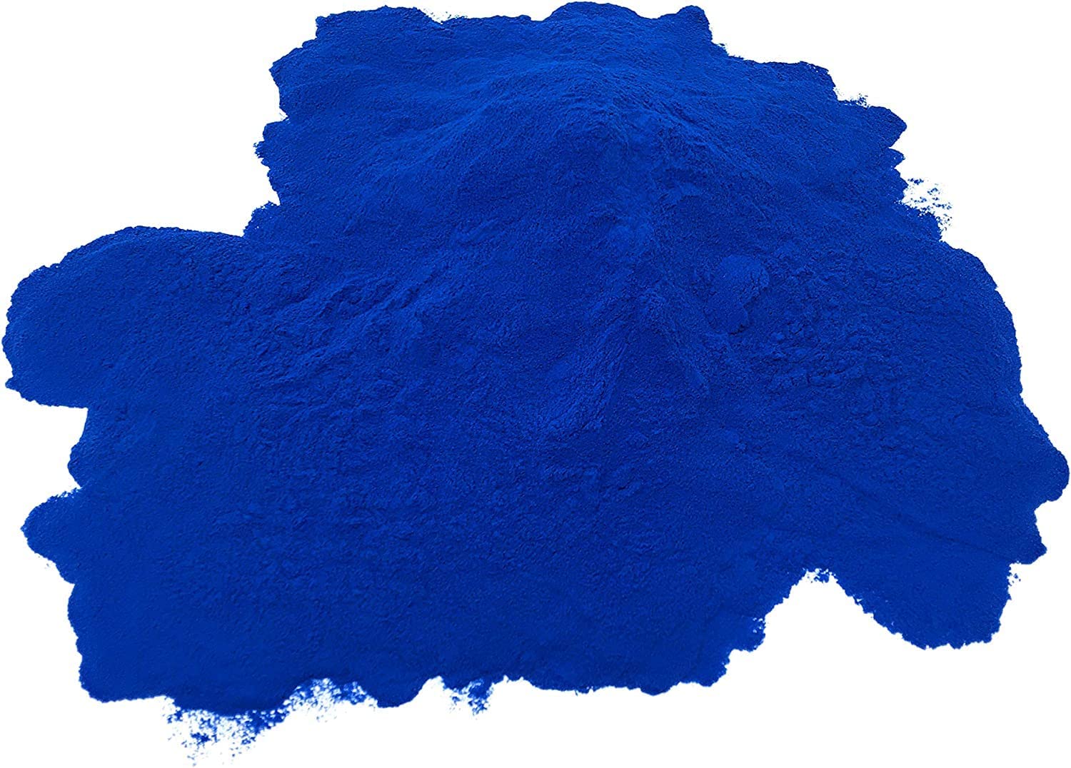 Naturegrail blue spirulina powder scoop shows convenient measuring for smoothies.