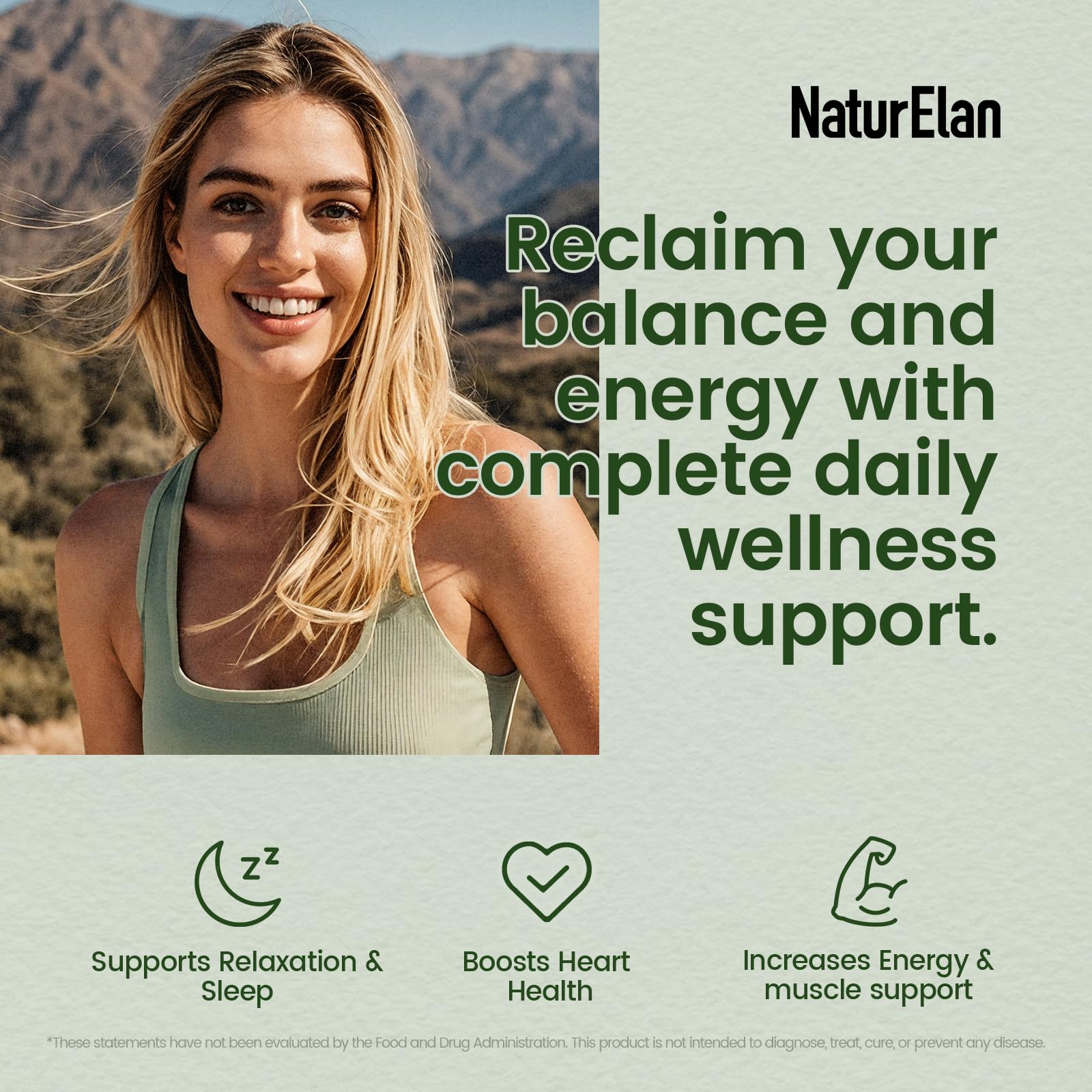 NaturElan Magnesium Glycinate with vegan certification