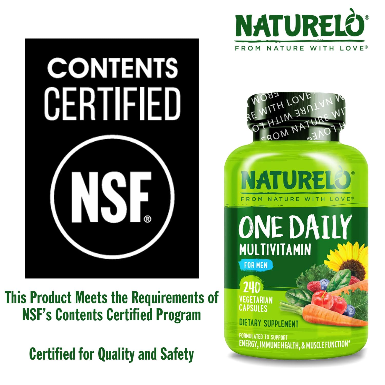 Activated B12 and B6 in NATURELO multivitamins for energy metabolism