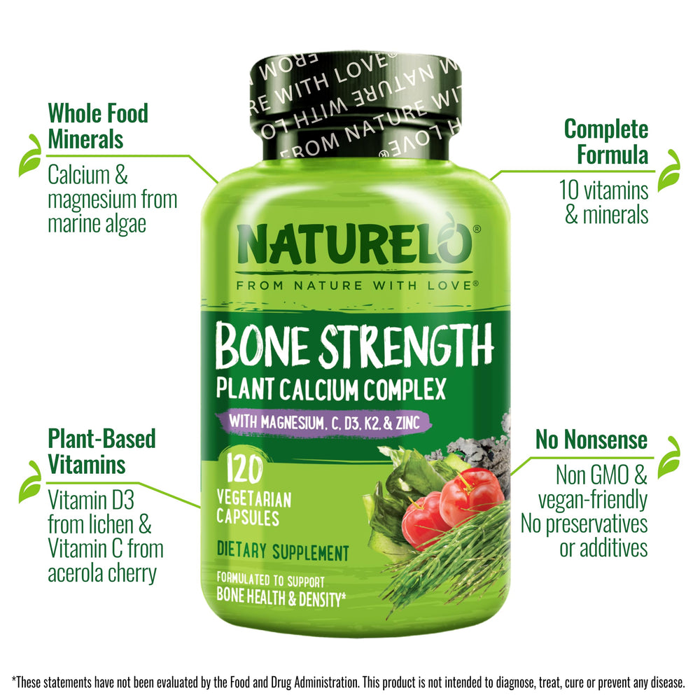 Naturelo calcium tablets showing daily-dose packaging for easy routine integration