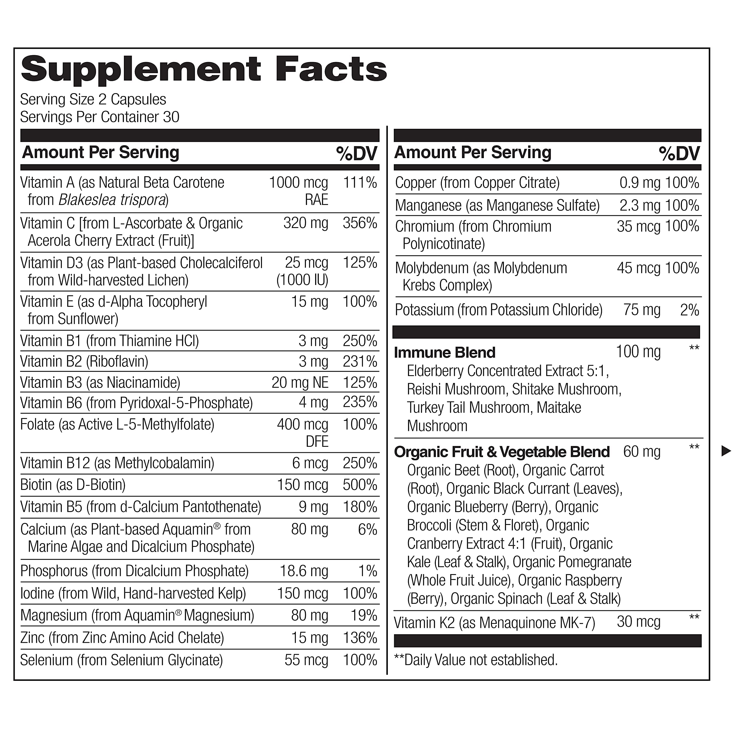Naturelo functional mushroom blend with reishi and shiitake capsules.