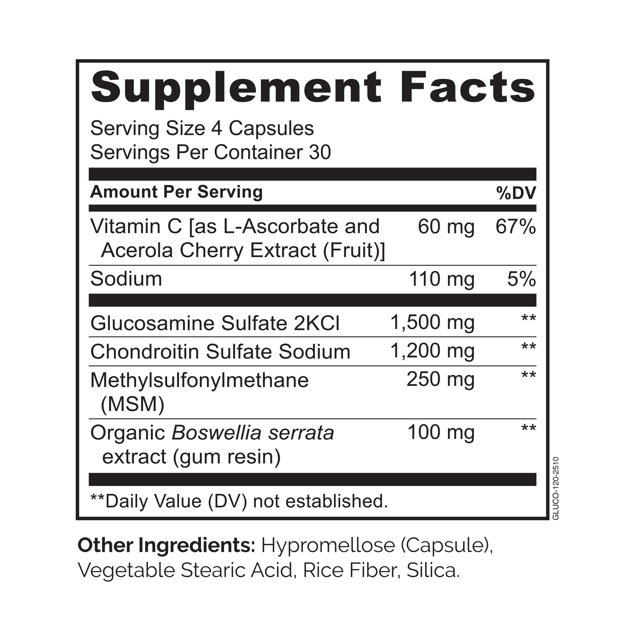 Naturelo Glucosamine Chondroitin MSM capsule closeup highlighting easy-to-swallow form.