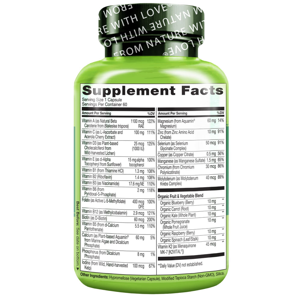 Naturelo bioactive B vitamins image shows methylfolate and methylcobalamin for absorption