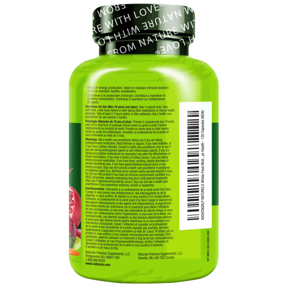 Lifestyle shot of a man taking the multivitamin during morning routine
