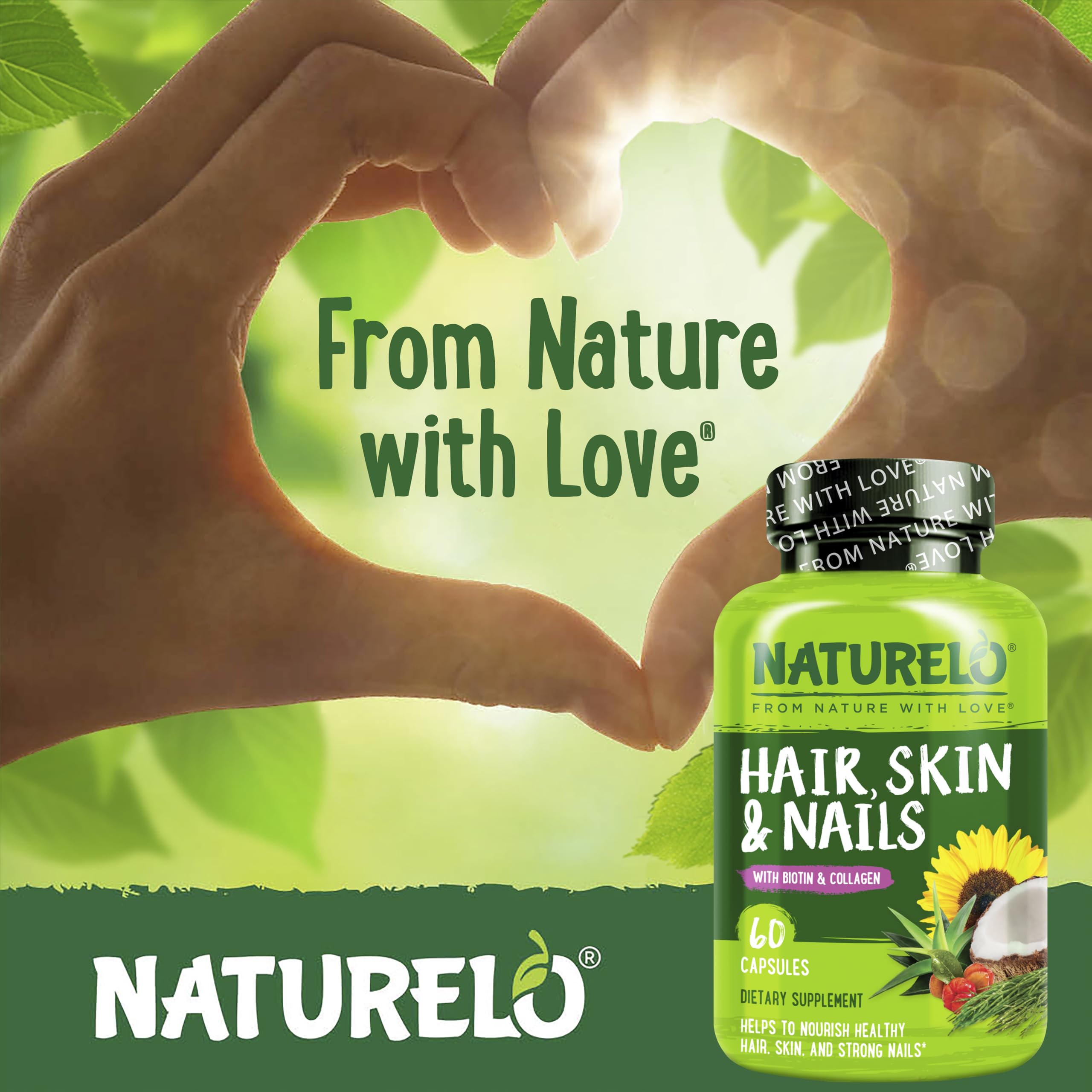 Naturelo formula visual with MSM, coconut oil and herbal extracts