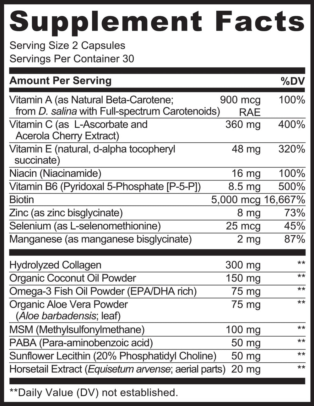 Naturelo natural beauty vitamins packaging on a clean surface