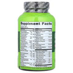 Naturelo One Daily capsules close-up showing plant-based blend for healthy aging.