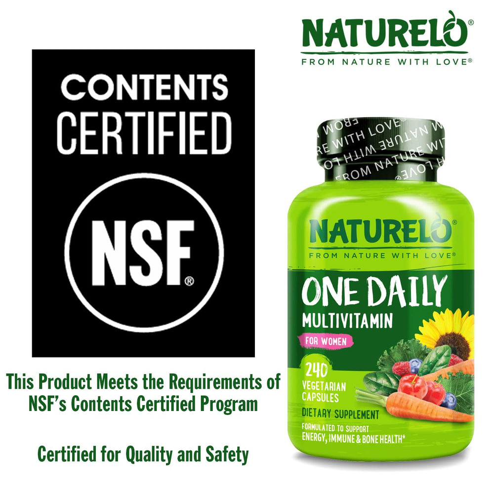 Naturelo One Daily Multivitamin for Women sea minerals detail