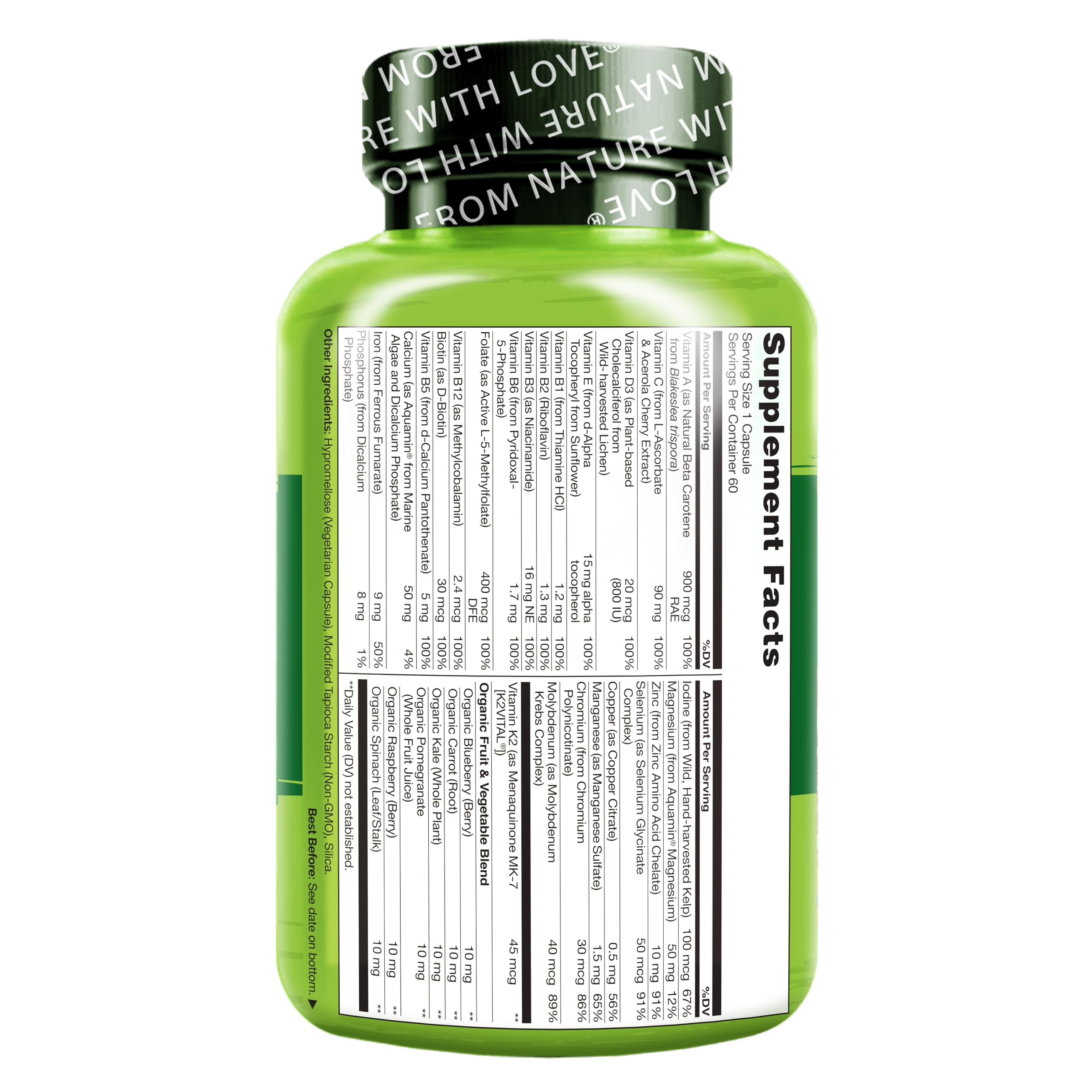 Naturelo One Daily Multivitamin for Women tablets beside a glass of water for easy routine.