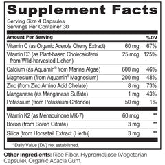 Naturelo plant-based calcium from marine algae with D3 from lichen visual