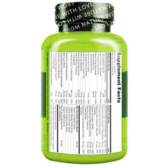 Plant-based ingredients in Naturelo Postnatal Multivitamin with D3 from lichen.