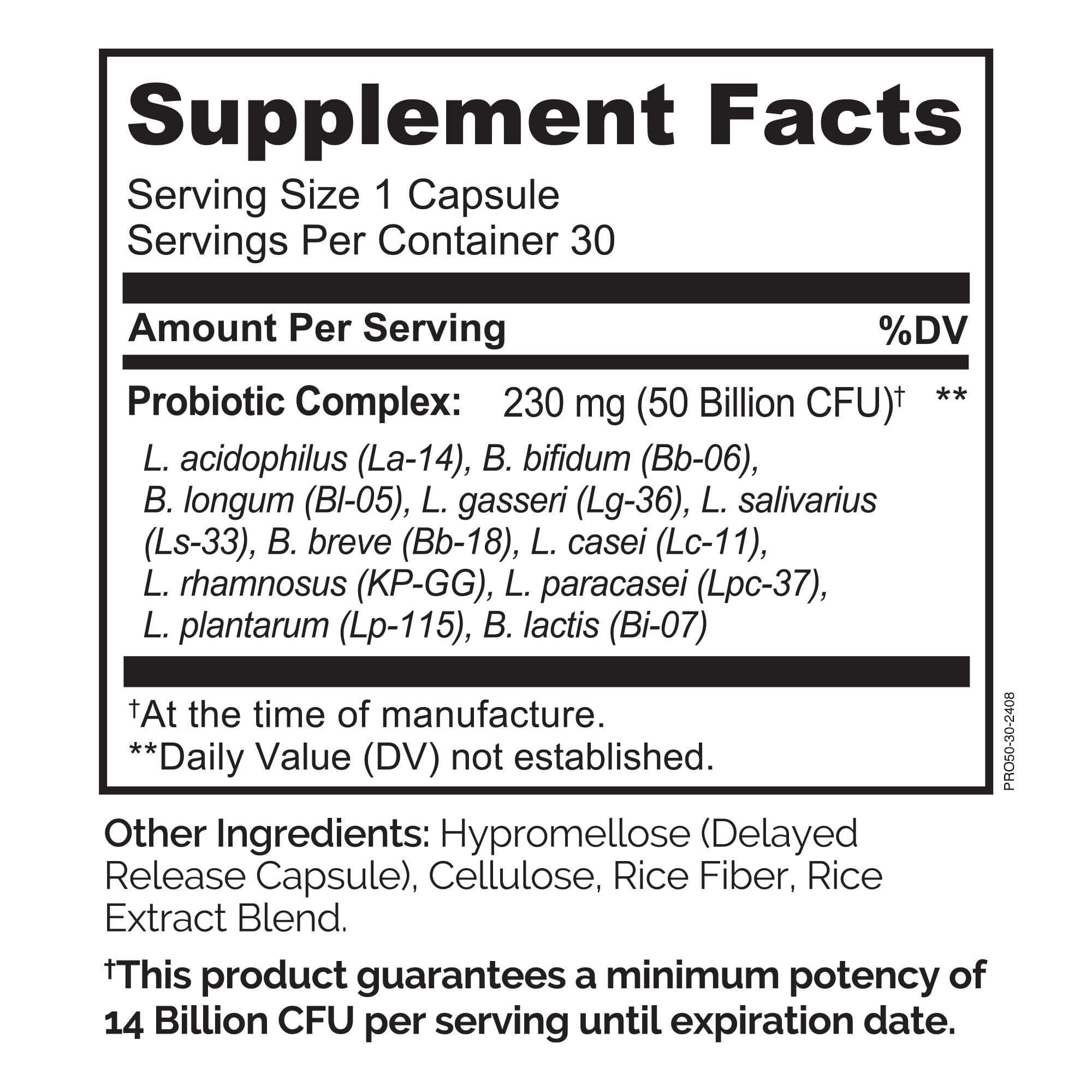 Naturelo Probiotics capsules close-up highlighting small vegetarian capsules and delayed-release design.