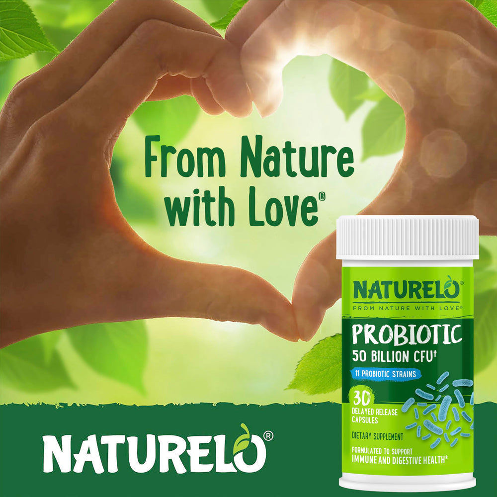 NATURELO Probiotics freeze-dried texture close-up illustrating stability at room temperature.