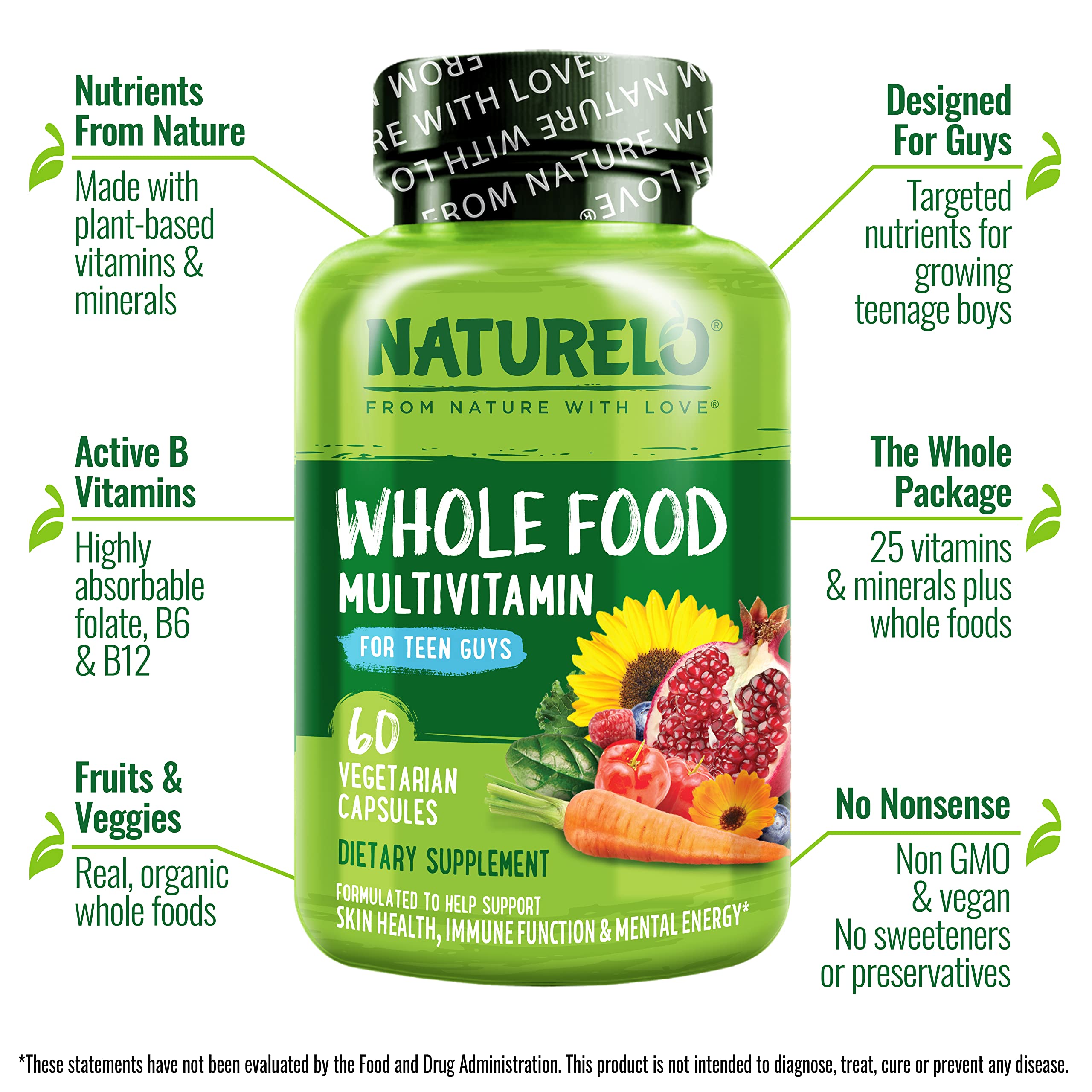 Naturelo Teen Multivitamin bottle with pack-2 for convenient daily use