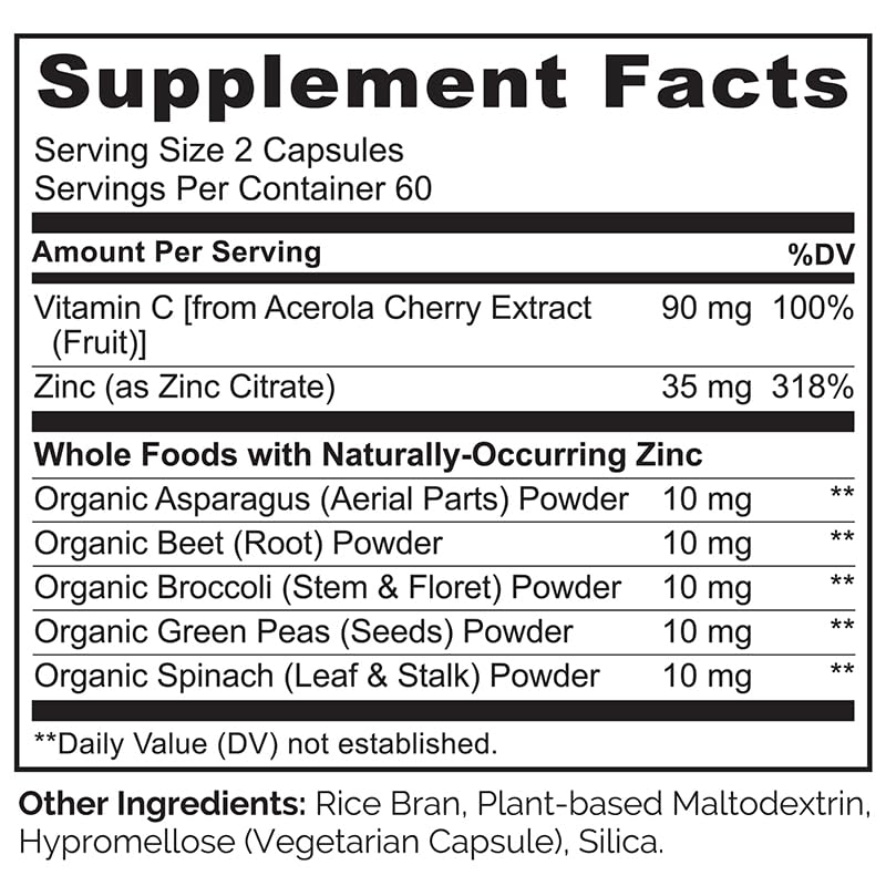 Naturelo zinc brown rice chelate close-up illustrating absorption.