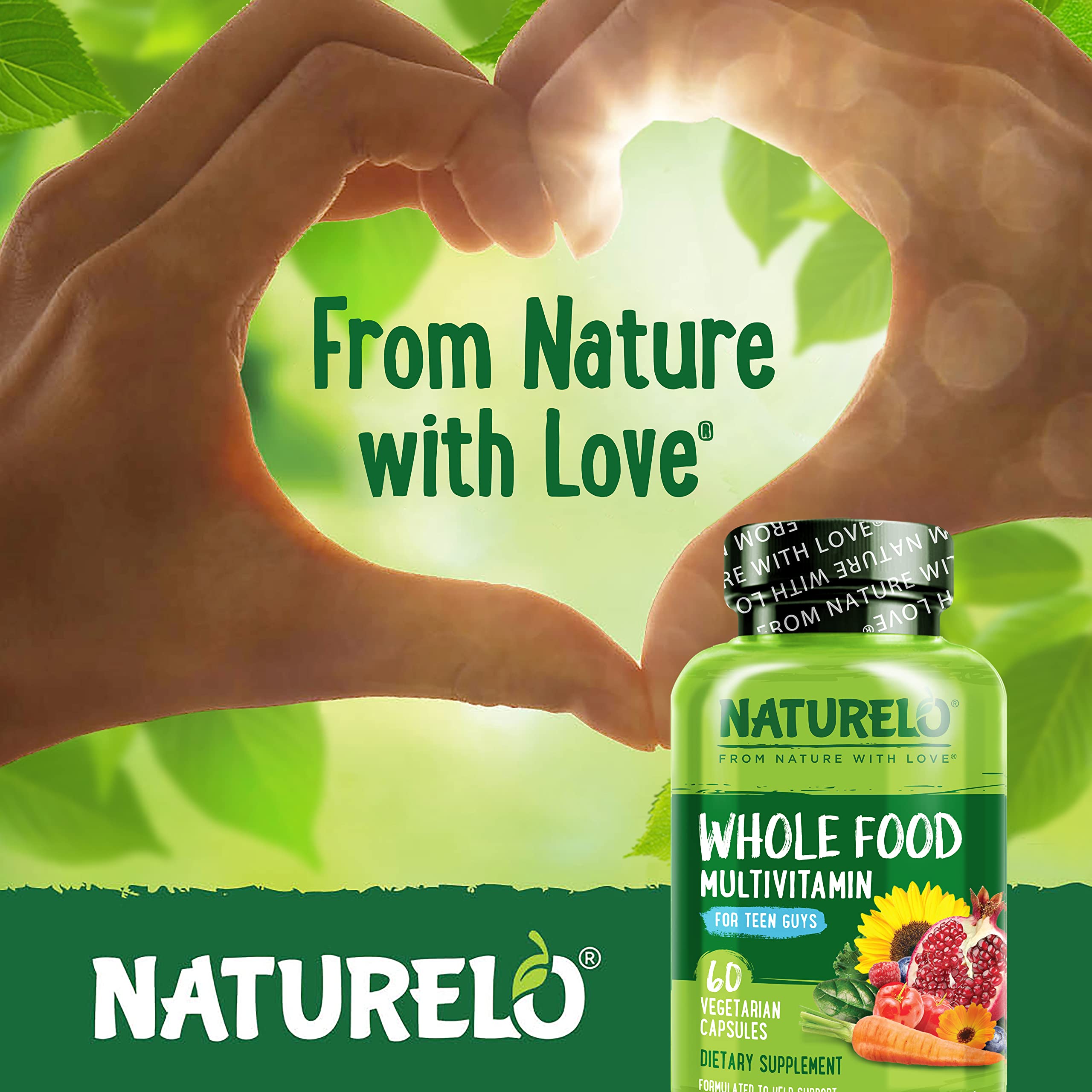 Whole-food fruits and vegetables promoting real-food nutrition for teens