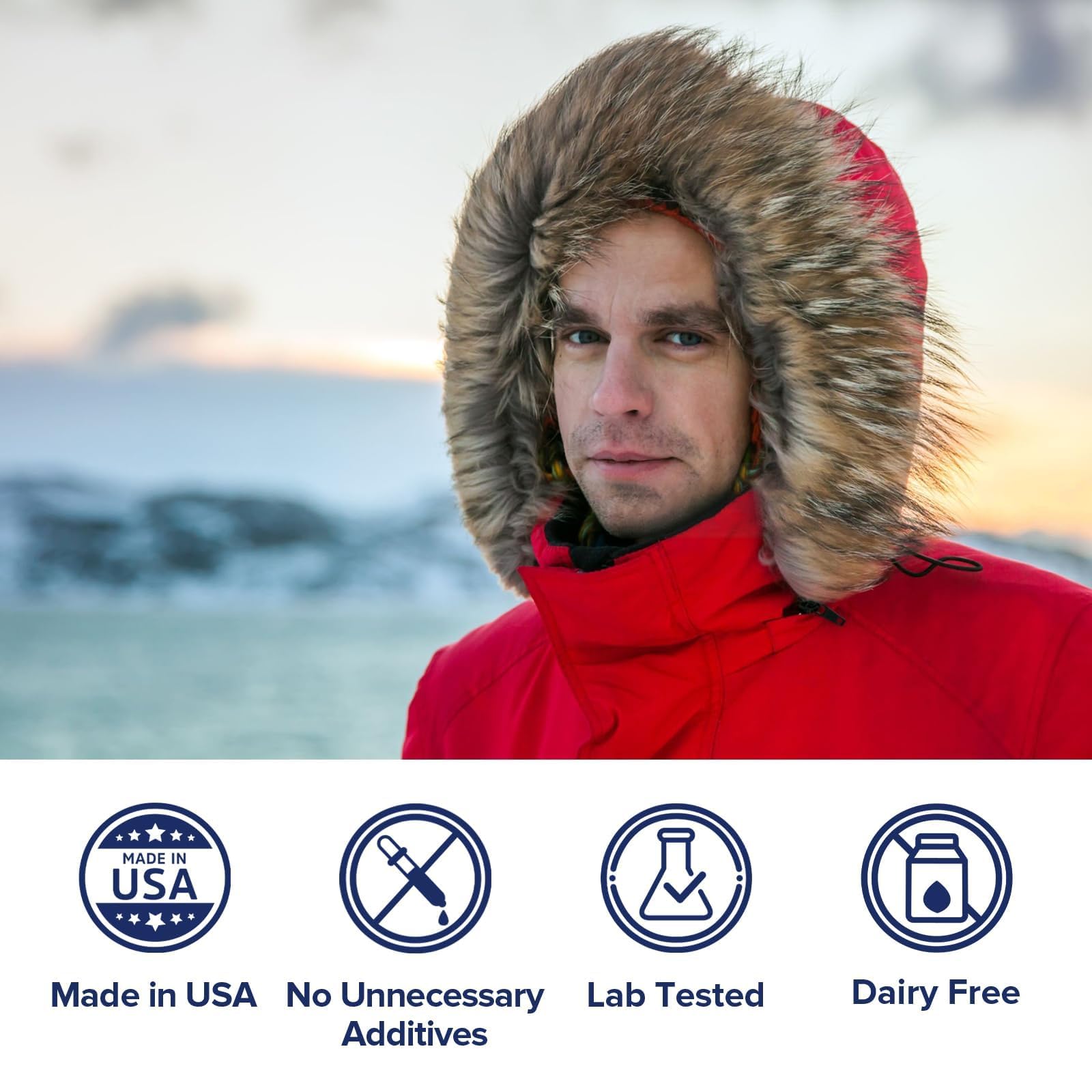 Made in USA in GMP-certified facility with cold processing.