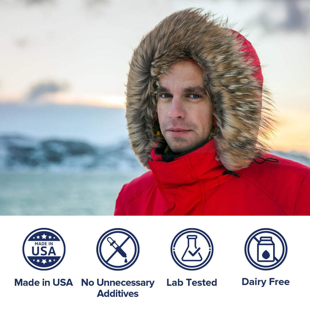 Made in USA in GMP-certified facility with cold processing.