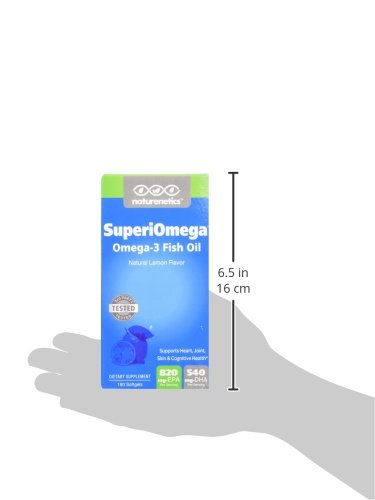 Naturenetics omega-3 90-day supply box highlighting sustainable sourcing